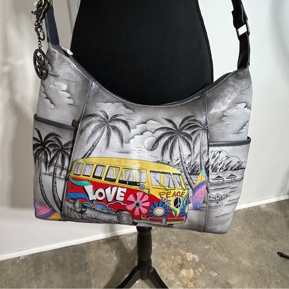 ANUSCHKA Handbag (hand painted) new without tags - Picture 2 of 15